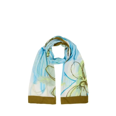 Abbildung von TOM Tailor Denim MIT Blumenmuster Schal, Damen, Größe: One Size, Abstract big scale flower