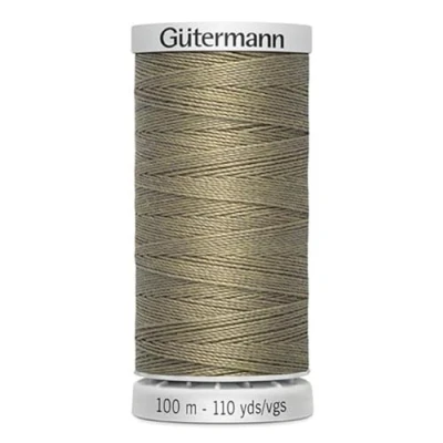 Abbildung von Gütermann Garn M782 Extra stark Nähgarn Polyester 100m Nähmaschinengarn für alle beanspruchten Nähte (oliv 724)