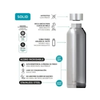 Abbildung von Quokka KIDS SOLID JUNGLE THERMOFLASCHE MIT EDELSTAHL AUFHÄNGER 330 ML