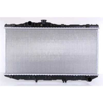 Abbildung von NISSENS 64713 Kühler, Motorkühlung Aluminium 325 664 16 Kühlrippen gelötet
