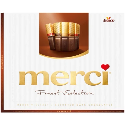 Abbildung von merci Finest Selection Herbe Vielfalt 1 x 250g gefüllte und nicht Schokoladen Spezialitäten
