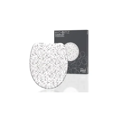 Abbildung von Eisl WC Sitz &quot;Mosaik&quot;, Duroplast, Absenkautomatik, max. Belastung der Klobrille 150 kg