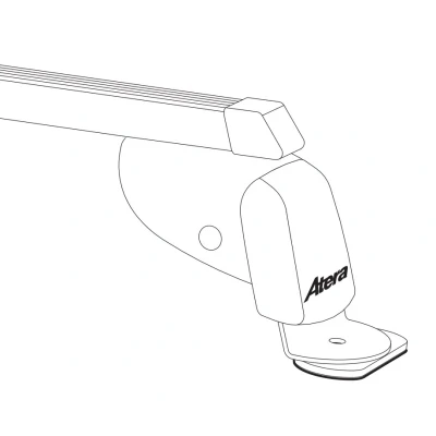 Abbildung von ATERA SIGNO 044163 Dachträger für Autos ohne Reling 110 100 Stahl