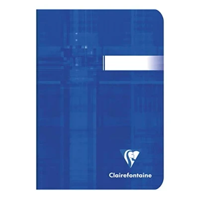 Abbildung von Clairefontaine 3640C Packung mit 10 Heften DIN A6, geheftet, blanko, 90 g, 48 Blatt, farbig sortiert, 1 Pack