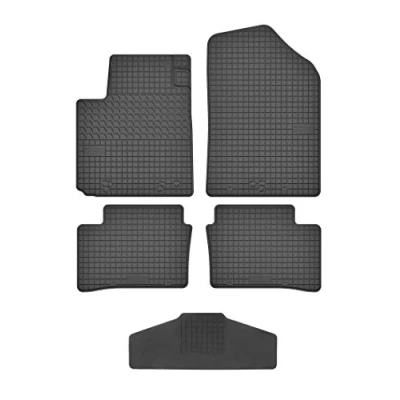 Abbildung von Fußmatten Vorne und Hinten 4er Set für Hyundai i10 2 2013 2019 Gummi Gummimatten