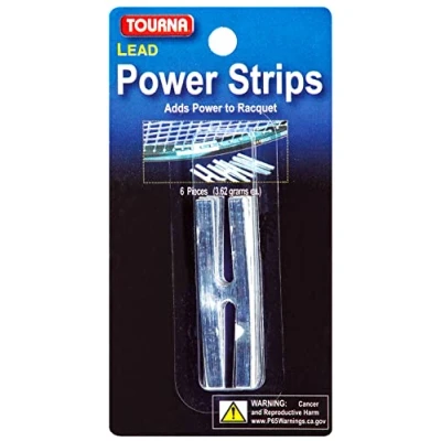 Abbildung von Tourna Lead Tennis Power Strips Racquet Balancer Tape 6 Stück (3.62g)
