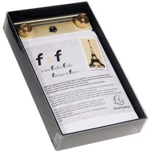 Abbildung von Exacompta 12112E Schreibblock FAF blanko 170 Blatt , 16 x 10 cm, mikroperforiert, ideal für Ihre Notizen, Retro Design mit zeitloser Eleganz, endlos auswechselbar und nachfüllbar