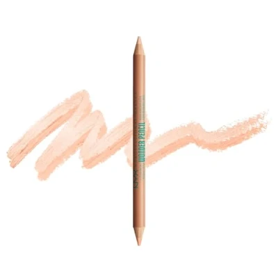 Abbildung von NYX Professional Makeup Augenbrauen Highlighter, Doppelseitiger Stift, Zum Highlighten, Abdecken und Formen, Wonder Pencil, Medium Peach