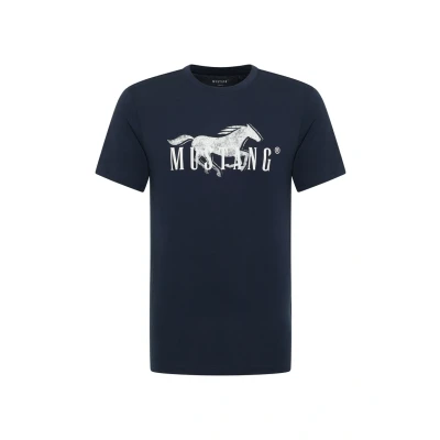 Abbildung von Mustang Tshirt print, Herren, Größe: XL, Marine