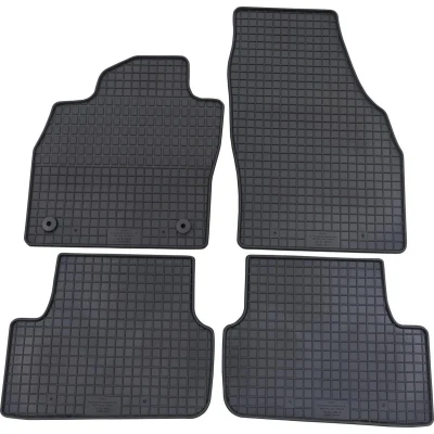 Abbildung von PETEX 66410 Gummimatten passend für Polo ab 43009 / T Cross 43556 Fußmatten schwarz 4 teilig
