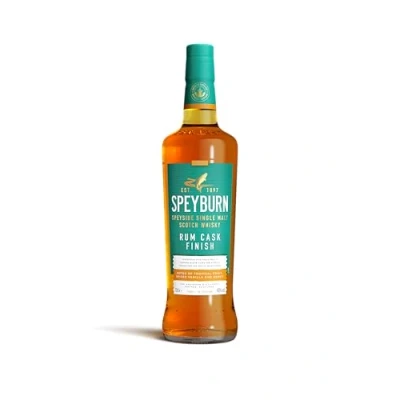 Abbildung von Speyburn Rum Cask Finish Speyside Single Malt Scotch Whisky Honig, Vanille, Tropische Früchte Aus Schottland 700 ml 40% Vol.