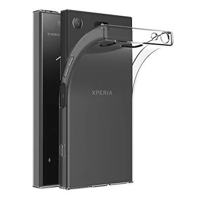 Abbildung von AICEK Sony Xperia XZ1 Compact Hülle, Transparent Silikon Schutzhülle für Case Clear Durchsichtige TPU Bumper Handyhülle (4,6 Zoll)