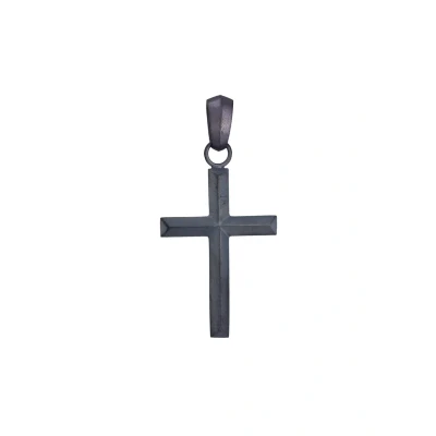 Abbildung von Kuzzoi Modern Cross Anhänger, Herren, Größe: One Size, Schwarz