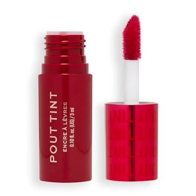 Abbildung von Makeup Revolution POUT TINT Lip &amp; Cheek Tint, Größe: 3 ml, Sizzlin red
