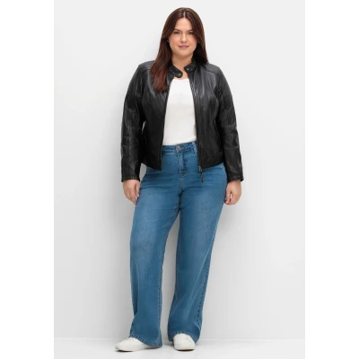 Abbildung von Sheego Komfort ELLA Jeans Straight Leg, Damen, Größe: 40, Blue denim