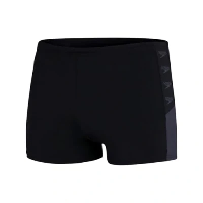 Abbildung von Speedo Herren Boom Logo Splice Aquashort, Schwarz/Oxid Grau, 3