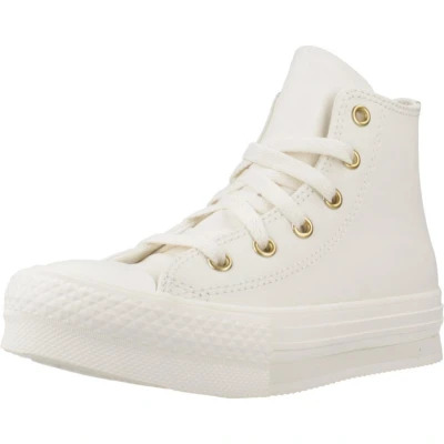 Abbildung von Converse Chuck Taylor ALL STAR EVA LIFT Unisex Sneaker high für Kinder, Größe: 34, Vintage white/red/light jellyfish jitter Schuhe