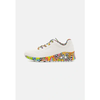 Abbildung von Skechers UNO JEN Stark Sneaker low white/multicoloured, Damen, Größe: 35, White/multi coloured Schuhe