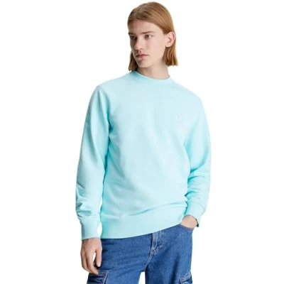Abbildung von Calvin Klein Jeans Embro Badge CREW NECK Sweatshirt, Herren, Größe: XS, Blue tint