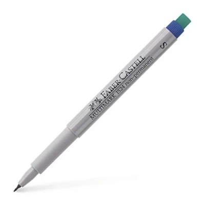 Abbildung von FABER CASTELL 152451 Marker Multimark S, non permanent, blau, 1 Stück