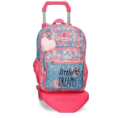 Abbildung von Enso Little Dreams Pink Trolley Schulrucksack 30x38x12 cm Polyester 13,68L...