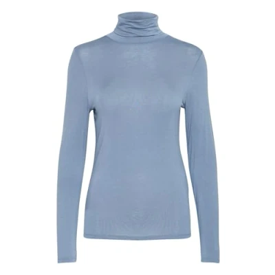 Abbildung von ICHI Ihphiluca Strickpullover, Damen, Größe: Medium, Blue mirage