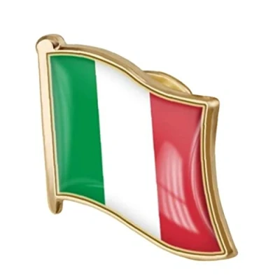 Abbildung von Onsinic Italienische Flagge Revers Pin, Abzeichen Brosche Italien Pins Souvenir National Neuheit Zubehör