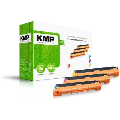 Abbildung von KMP Toner B T125X cyan, magenta, gelb kompatibel zu brother TN 247C/M/Y, 3er Set