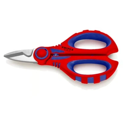 Abbildung von KNIPEX Elektrikerscheren mit Mehrkomponenten Hüllen, glasfaserverstärkt 190 mm 95 05 10 SB