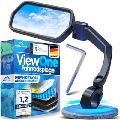 Abbildung von Nextcover Fahrradspiegel NEXTCOVER® für Lenker [links] mit ProVision Echtglas