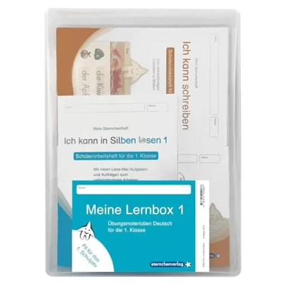 Abbildung von Meine Lernbox 1 Deutsch Fit für das 1. Schuljahr: Übungsmaterialien Klasse zu Hause und im Unterricht