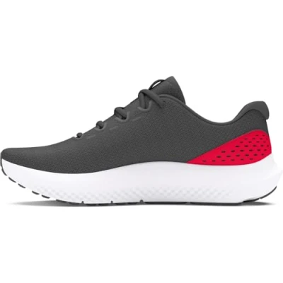 Abbildung von Under Armour Herren UA Charged Surge 4 Laufschuhe, Castlerock/Red/Red, 43 EU
