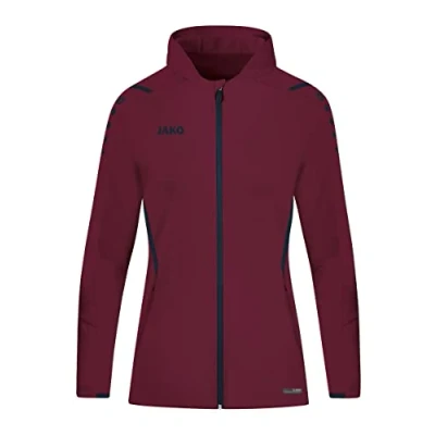 Abbildung von JAKO Damen Kapuzenjacke Challenge, Maroon/Marine, 40