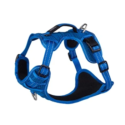 Abbildung von Rogz Explore Geschirr Gepolstert Blau Hundegeschirr 45 70 cm...