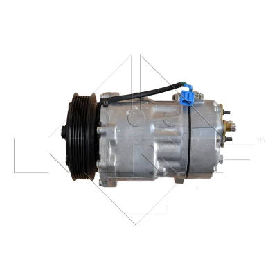 Abbildung von NRF EASY FIT 32168 Kompressor SD7V16 12 PAG 46 mit Kompressoröl, Dichtring VOLKSWAGEN: Transporter 4 Bus, Kastenwagen