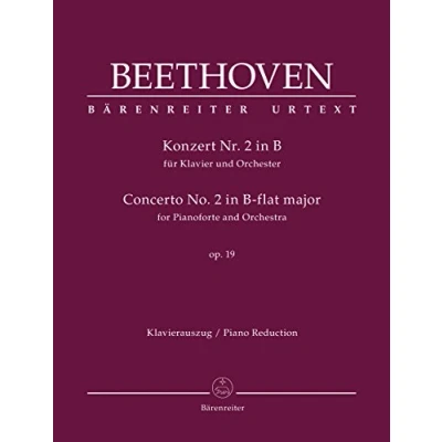 Abbildung von Konzert Nr. 2 in B für Klavier und Orchester, op. 19: Klavierauszug