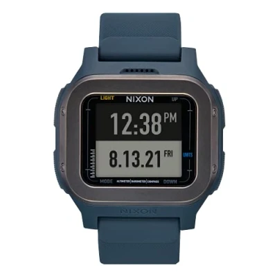 Abbildung von Nixon Herren Digital Quarz Uhr mit Silikon Armband A1324 307 00