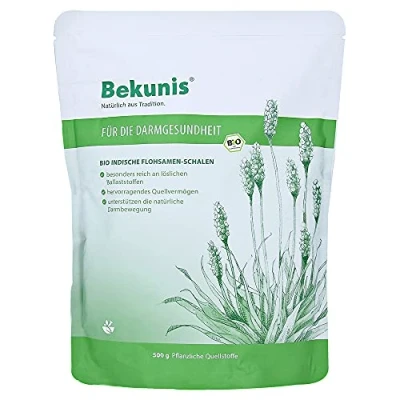Abbildung von Bekunis Bio indische Flohsamenschalen