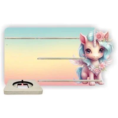 Abbildung von Farbklecks Collection Musikboxregal Starter Set Sunseteinhorn