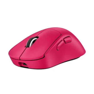 Abbildung von Logitech g Pro X Superlight 2 DEX Lightspeed kabellose Gaming Maus, 60 leichte Grade Maus mit 5 programmierbaren Tasten, USB C Ladung, 32k DPI Sensor für PC/Mac