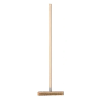 Abbildung von HENDI Pizzaofen Reinigungsbürste, Holzgriff Stahlschaber, 255x930mm