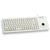 Abbildung von CHERRY G84 5400 XS, Kompakttastatur mit Integriertem Trackball, Deutsches Layout (QWERTZ), Platzsparend &amp; Leicht, 20 Mio. Tastenbetätigungen, Weiß