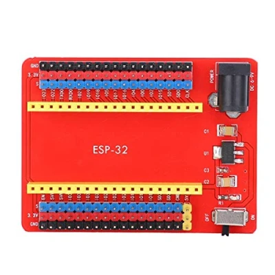Abbildung von ESP32 IO Entwicklungsplatine ESP WROOM 32 Modul PCB Erweiterungsplatine Debugging Programmierung Lernen für Ingenieure Techniker