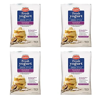 Abbildung von Easiyo Griechisch &amp; Maracuja Premium Joghurt Mix 230g (Packung mit 2)