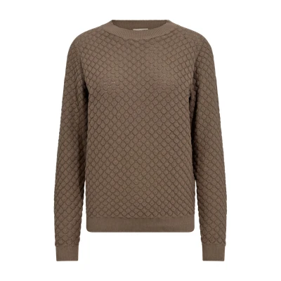 Abbildung von FREEQUENT Strickpullover &quot;FQDODO&quot;, mit feinster Lochstickerei