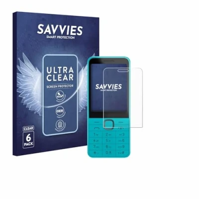 Abbildung von Savvies 6 Stück Schutzfolie für Nokia 235 4G (2024) Displayschutz Folie Ultra Transparent