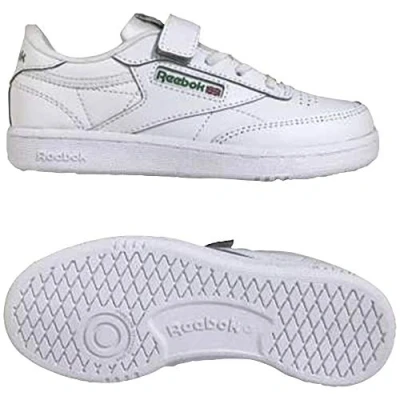 Abbildung von Reebok Classic CLUB C Unisex Sneaker low für Kinder, Größe: 27.5, White/glen green/vector blue Schuhe