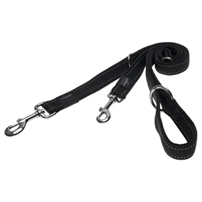 Abbildung von Rogz Utility Multileine Hundeleine 180x2,0 cm Schwarz L...