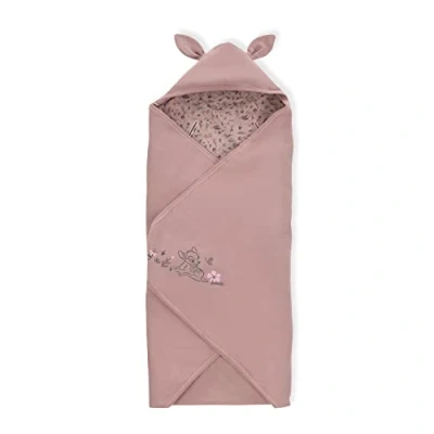Abbildung von Hauck Babydecke &quot;Baby Einschlagdecke, Snuggle N Dream Bambi Rose&quot;, mit Kapuze