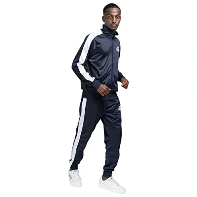 Abbildung von Lonsdale Herren Pember Training Suit, Dark Navy, L EU